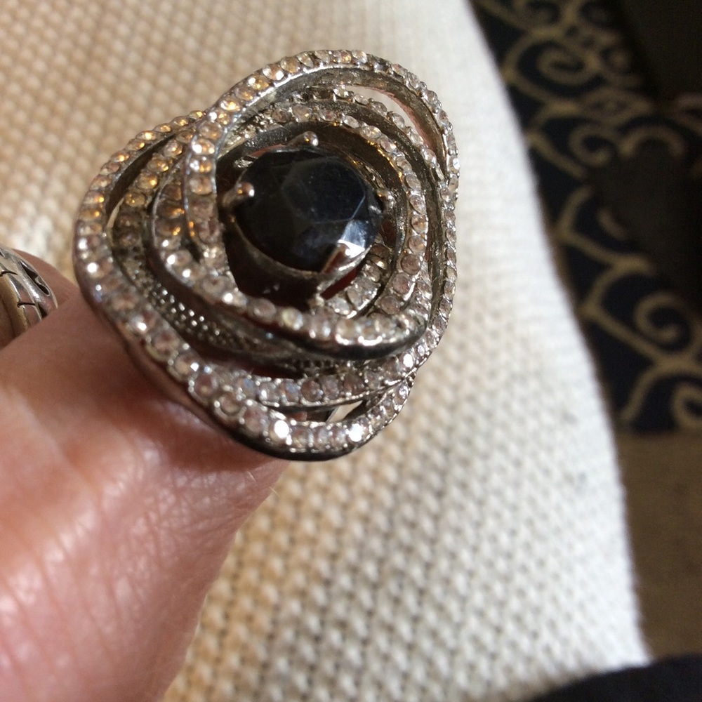Dramatic Banana Republic rhinestone ring